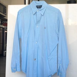 Button down Ralph Lauren dress shirt.